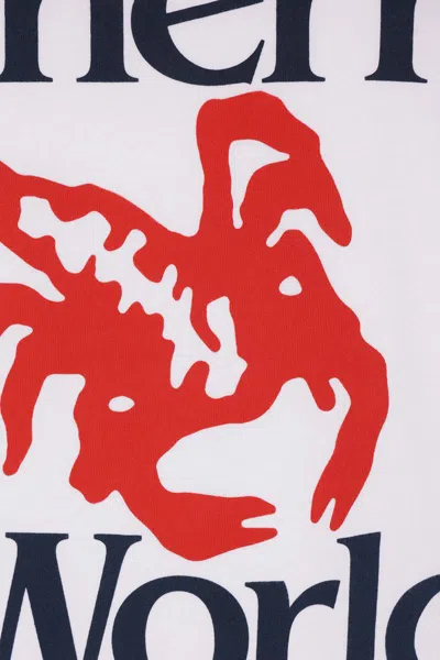 Cherry World Bandana Graphic-print T-shirt In White