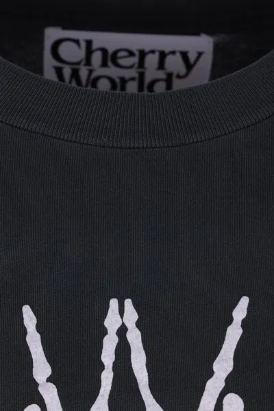 Cherry World T-shirts And Polos In Black