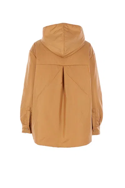 Aspesi Beth Nylon Jacket In Brown