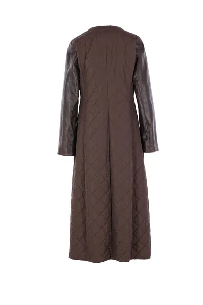 Max Mara Coats In Brown
