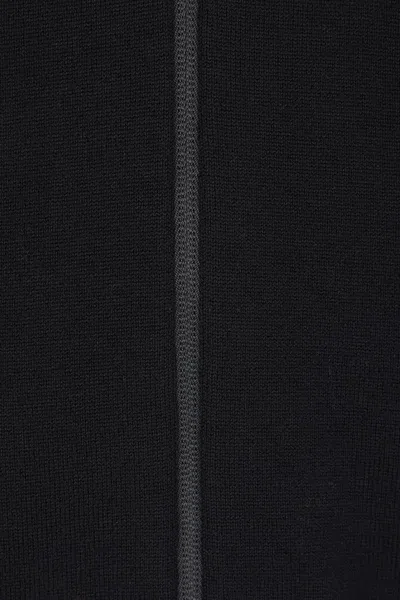 Laminar Ribbed Hooded Knit Knitwear In Black