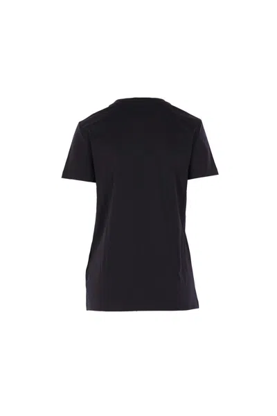 Max Mara Logo T-shirt In Black