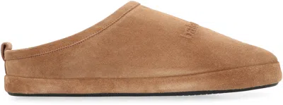 Balenciaga Alaska Slippers In Brown
