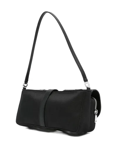 Coperni Cargo Shoulder Bag With Logo Buckle In Black