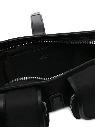 Coperni Cargo Shoulder Bag With Logo Buckle In Black