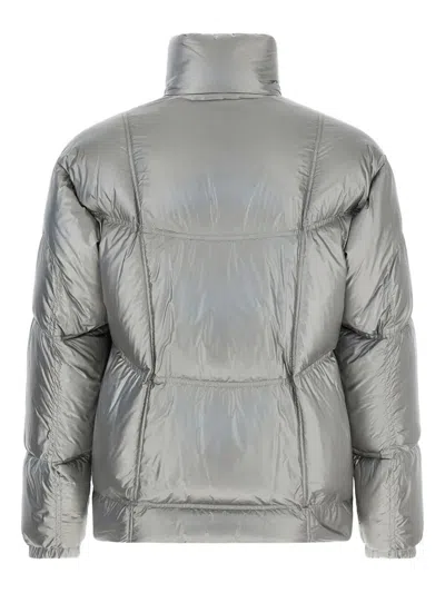Laminar Metallic Shield Down Jacket With Titanium Coating Clothing In Silver