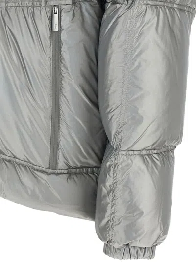 Laminar Metallic Shield Down Jacket With Titanium Coating Clothing In Silver