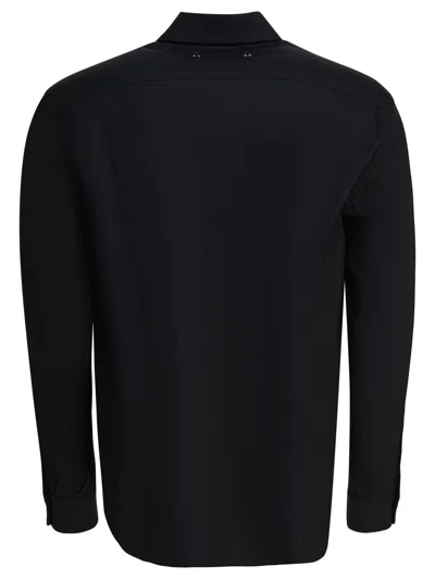 Altum Logo-embroidered Buttoned Shirt In Black