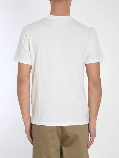 Ami Alexandre Mattiussi Ami Paris Tshirt Con Logo In White
