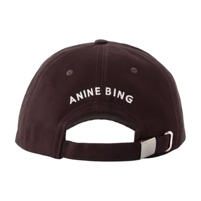 Anine Bing Jeremy Baseball Cap In Brown