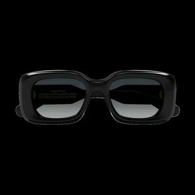 Chloé Black Black Grey Acetate Sunglasses In Black