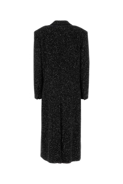 Dolce & Gabbana Tailored Wool Blend Double-breasted Coat In Blue