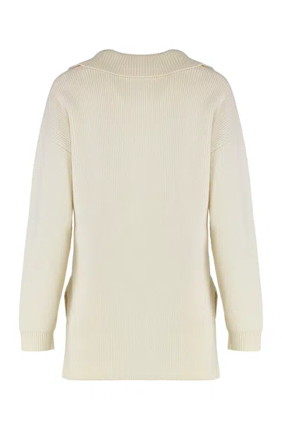 Elisabetta Franchi Max Mara Cral Sweatshirt In Neutral