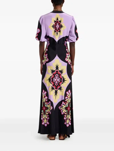 La Doublej La Double J Floral Patterned Dress In Multi