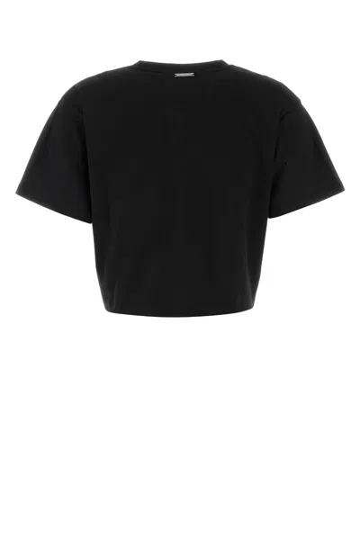 Michael Michael Kors Logo-embossed T-shirt In Black