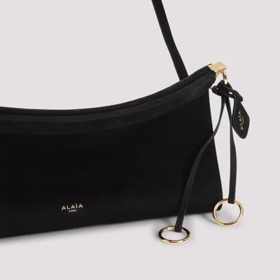 Alaïa Alaia Goatleather Shoulder Bag In Black