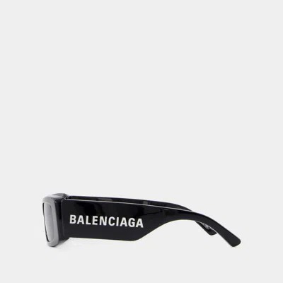 Balenciaga Grey Rectangular Ladies Sunglasses Bb0260s 001 56 In Black