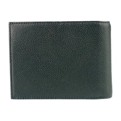 Pre-owned Emporio Armani Black Leather Wallet (bi-fold) ()