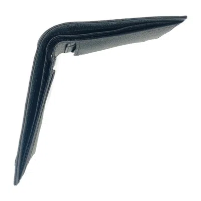 Pre-owned Emporio Armani Black Leather Wallet (bi-fold) ()