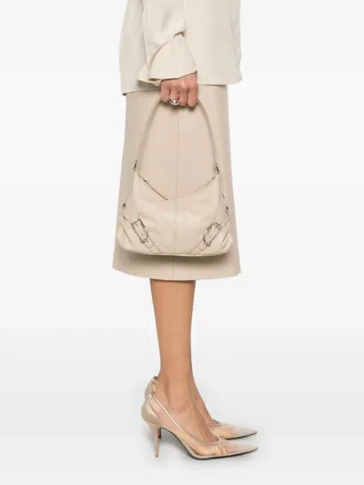 Givenchy Beige Small Voyou Shoulder Bag In Neutral