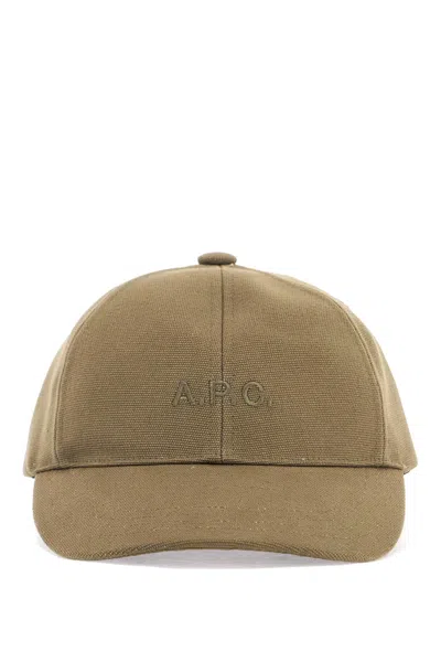 Apc Charlies Baseball Cap In Brown