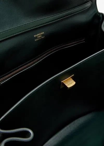 Balenciaga Leather Rodeo Top-handle Bag In Blue