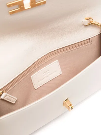 Elisabetta Franchi Moschino Couture Cotton Denim Hat In Gray