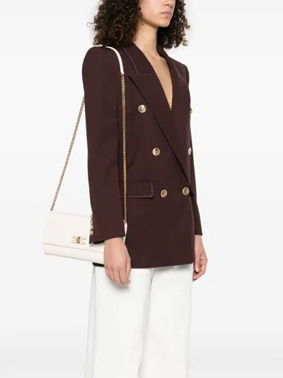 Elisabetta Franchi Moschino Couture Cotton Denim Hat In Gray