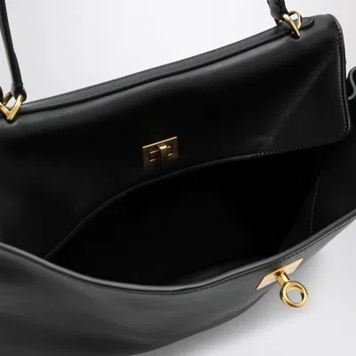 Balenciaga Medium Rodeo Leather Shoulder Bag In Black