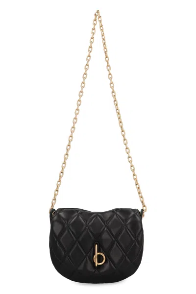 Burberry Medium Rocking Soft Quilted Shoulder Bag In Brown