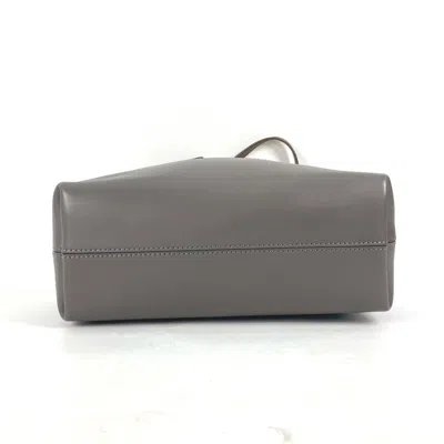 Pre-owned Fendi Beige Brown Leather Shoulder Bag () In Multi