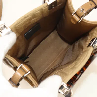 Pre-owned Fendi Beige Cotton Tote Bag () In Sand