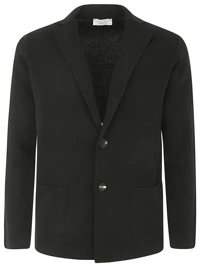 Filippo De Laurentiis Prada Black Virgin Wool Sweaters In Black