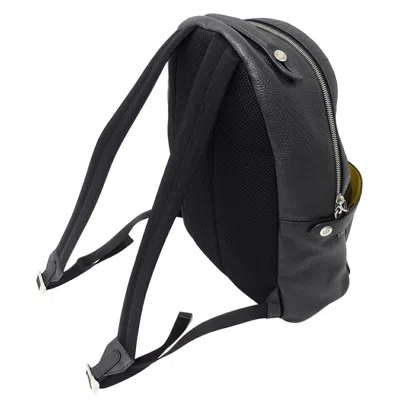 Pre-owned Fendi Black Leather Backpack ()