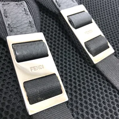 Pre-owned Fendi Black Leather Backpack ()