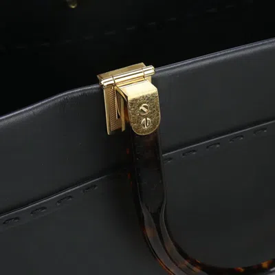 Pre-owned Fendi Black Leather Tote Bag ()