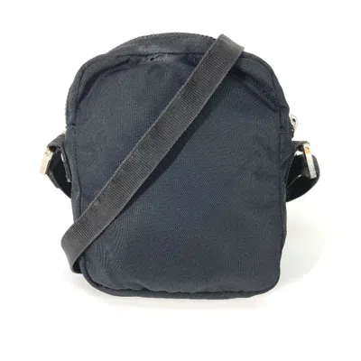 Pre-owned Fendi Black Nylon Pochette Shoulder Bag ()