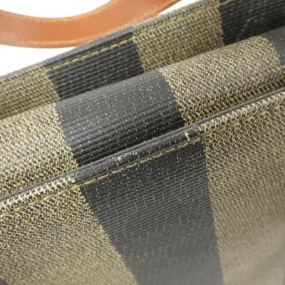 Pre-owned Fendi Brown Coated Canvas Backpack ()