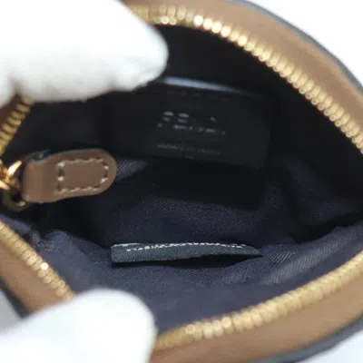 Pre-owned Fendi Brown Leather Coin Purse/coin Case ()
