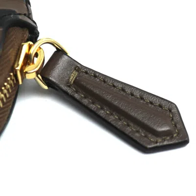 Pre-owned Fendi Brown Leather Coin Purse/coin Case ()