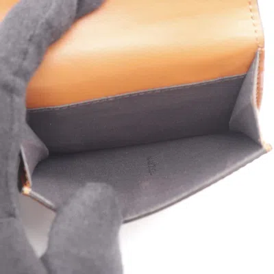 Pre-owned Fendi Brown Leather Wallet (tri-fold) ()