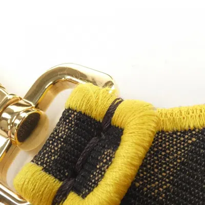 Pre-owned Fendi Gold Canvas Shoulder Bag ()