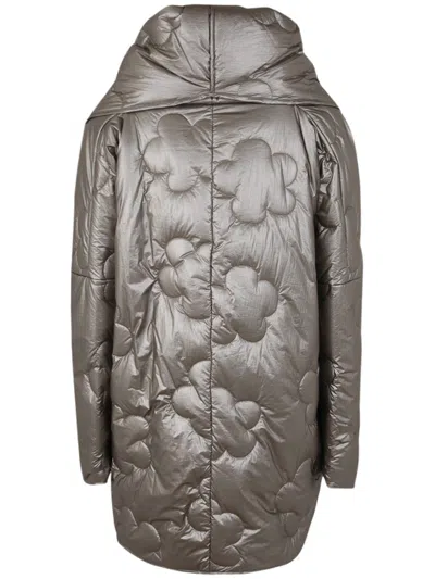 Maria Calderara Padded Wrap Choc Oversized Fluffy Hug In Black