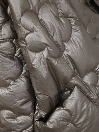 Maria Calderara Padded Wrap Choc Oversized Fluffy Hug In Black