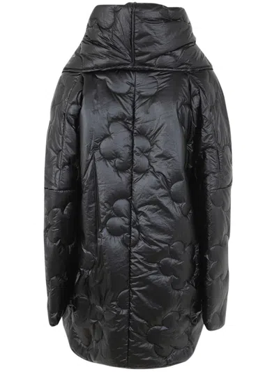 Maria Calderara Padded Wrap Choc Oversized Fluffy Hug In Gold