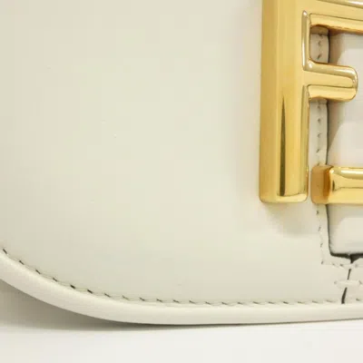 Pre-owned Fendi Gold Leather Shoulder Bag ()