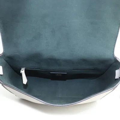 Pre-owned Fendi Grayish Leather Shoulder Bag ()