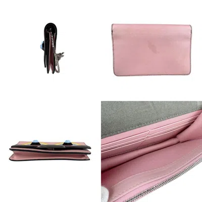 Pre-owned Fendi Multi-color Pink Leather Shoulder Bag ()