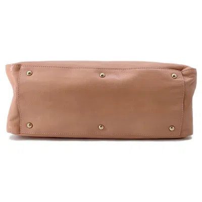 Pre-owned Fendi Pink Leather Tote Bag ()