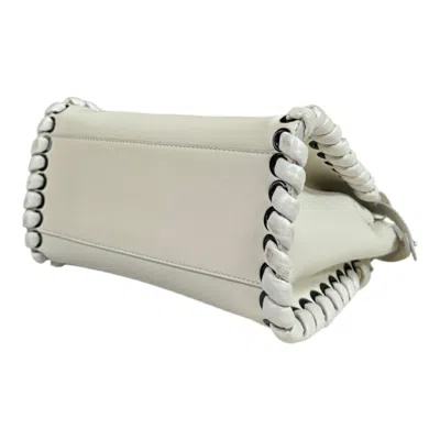 Pre-owned Fendi White Leather Shoulder Bag ()